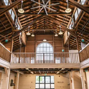 Interior of the Commercial Building at the fairgrounds