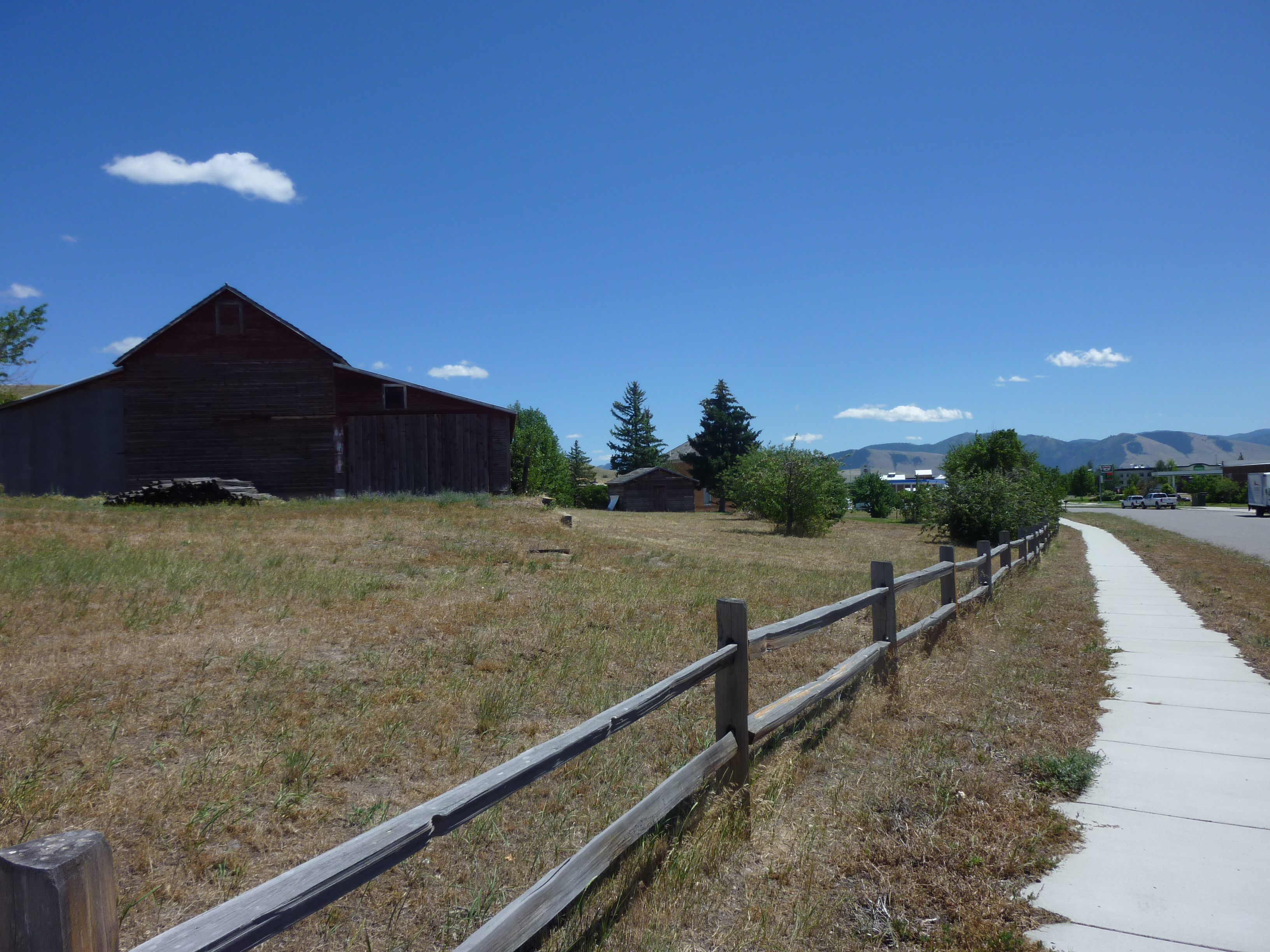 LaLonde Ranch barn looking east