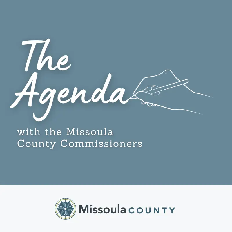 Logo for The Agenda podcast